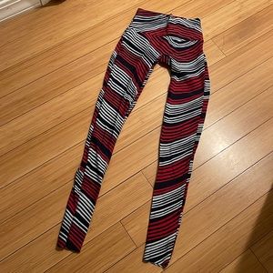 K.deer yoga leggings red white & blue